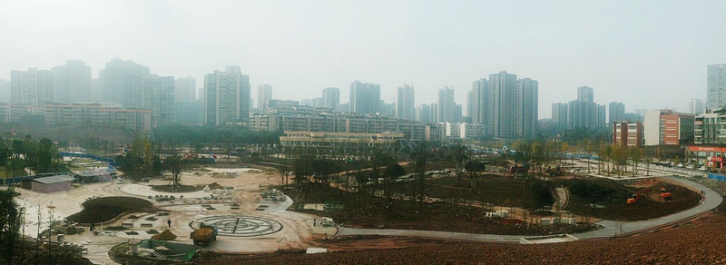 匯東公園建設(shè)項目順延推進