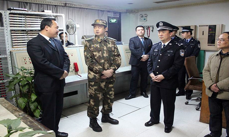 副市長馬宏帶隊率隊檢查匯東大酒店節(jié)后消防安全