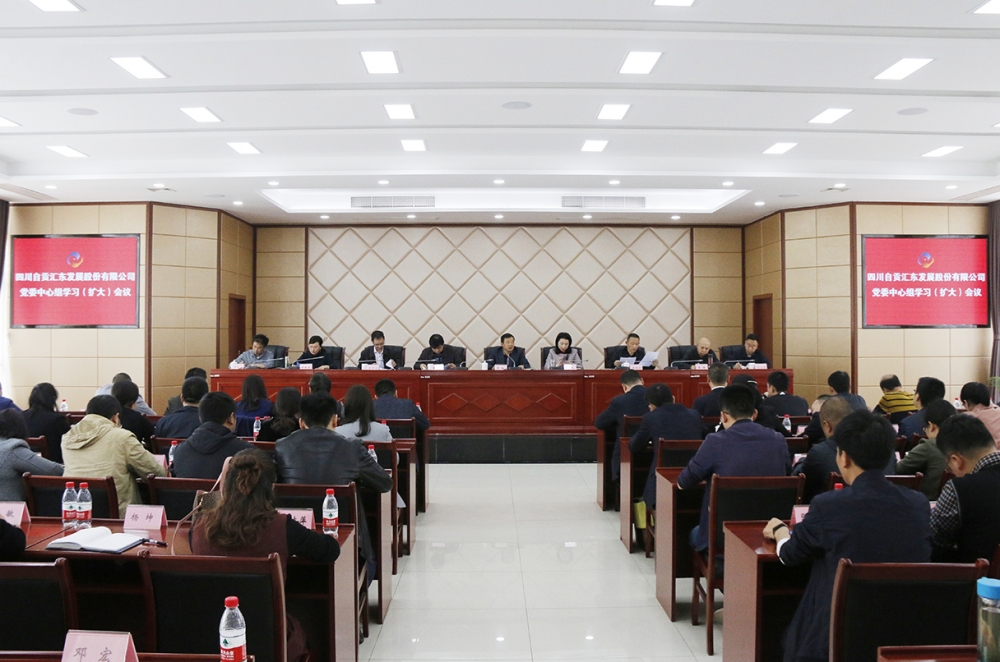 匯東股份召開黨委中心組學(xué)習(xí)（擴(kuò)大）會議