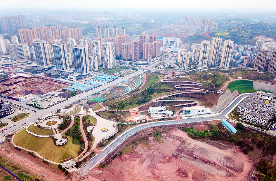 高峰公園項目于2021年春節(jié)建成實現(xiàn)開園