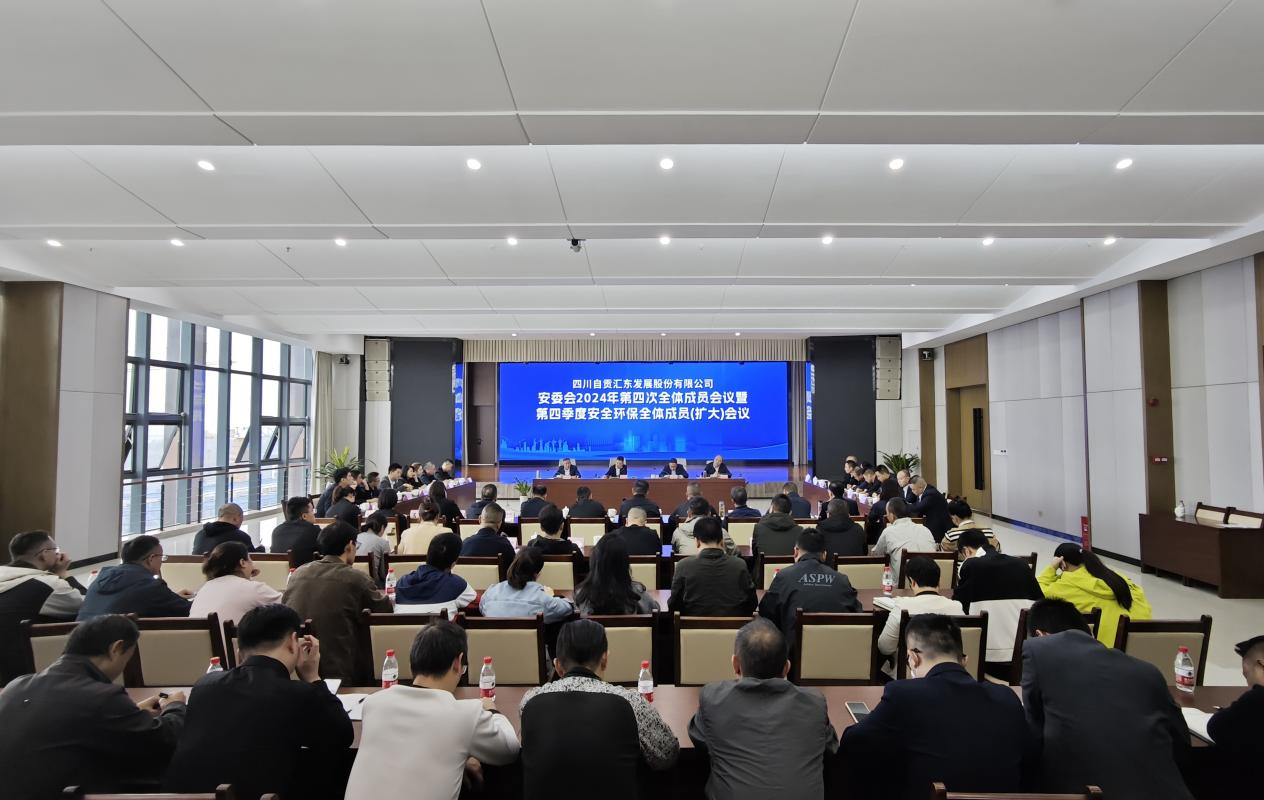 公司安委會召開2024年第四次全體成員會議暨第四季度安全環(huán)保成員（擴(kuò)大）會議